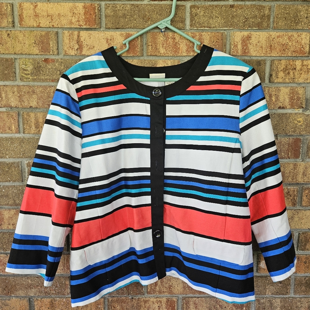 Kim Rogers Womens Top multi color